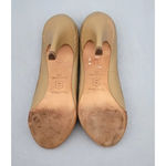 Pour La Victoire Tan / Red Leather Mary Janes Pumps Heels Women's Size 9.5 Photo 6