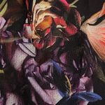 FUZZI Tulle Kimono Italian Watercolor Floral Print NWT~ Rare Find! Black Size L Photo 6