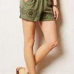 Anthropologie  lilka linen Embroidered Shorts Photo 0