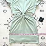 Lulus Knotty But Nice Sage Green Cutout Mini Dress Large Photo 8