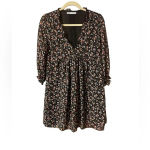 ZARA  FLORAL BABYDOLL BOHEMIAN COTTAGE DRESS Photo 1