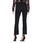 Joie  Laney Crop Flare Jeans Black Denim Pants Size 26 Minimalist Retro Photo 1