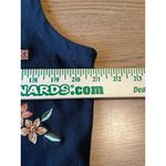 Victoria Jones Cotton Vest Medium Animal Safari Embroidered Teacher Casual Photo 6