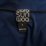 Clara Sun Woo Women's L Navy Blue Draped Open Front Cardigan Size L Photo 6