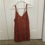 Kendall + Kylie NWOT  bohemian Mini sundress dress MEDIUM burnt orange Tan Photo 8