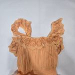Tularosa  Julian Dress in Cantaloupe Orange XS Photo 7
