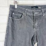 prAna  Gray Denim Jeans Womens Size 6 Slim Fit Low Rise Contrast Stitch‎ Photo 13