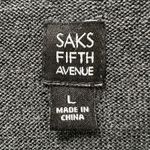 Saks 5th Avenue Saks Fifth Avenue Gray Cowl Neck Merino Wool Blend Knit Midi Dress Size Large Photo 2