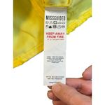 Missguided Yellow Gold Metallic Floral Puff Sleeve Corset Mini Dress US 8 NWOT Photo 6