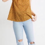 Madewell mustard floral tank top size XS Photo 0
