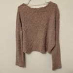 Free People Popcorn Sweater Oversized Fit Size Small Neutral Chunky Boho Photo 6