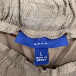 Apt. 9  Women's Taupe Palazzo Pull On Gauze Fabric Pants Photo 6