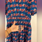 Tuckernuck  Retro Floral Mitchell Pockets Ruffle Dress Women’s Sz M Photo 7