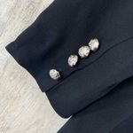 Ralph Lauren Lauren  Blazer Jacket‎ Womens 6 Black Worsted Wool Double Breasted Photo 8