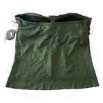 Vince Camuto Riviera Convertible Draped Bandeau Bandini Tankini Top Fern Green M Photo 3