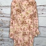 Agua Bendita x Target NWT Size 2X Pink & Cream Floral Print One Piece Romper Photo 2