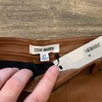 Steve Madden  Caramel Faux leather Pants.  Size: 27.  NWT Photo 1