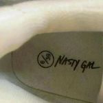 Nasty Gal White Chunky Platform Canvas Sneakers Size 6 Photo 6