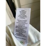 Talbots NWT Long Sleeve Metallic Sleeves Mock Neck Blouse Cream M Photo 6