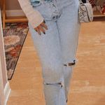 Abercrombie & Fitch  Light Wash Curve Love High Rise Jeans Photo 5