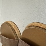 Lucky Brand Gadine Espadrille Sandal Women's 8.5M Tan Suede Ankle Strap Open Toe Photo 14