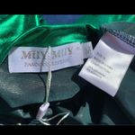 Boutique NWOT Metallic shiny short sleeve top size M Photo 6