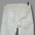 Frame  Le High Skinny white denim size 29 women’s Raw Shredded Hem MSRP $235 Photo 6
