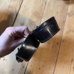 Prada Authentic  pointed bow toe mules black block kitten heel Photo 6