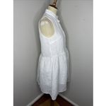 Tuckernuck  White Burnout Sleeveless Royal Shirt Dress Small S Photo 4