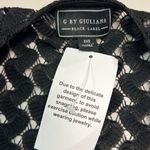 G by Giuliana Black Label Crochet Lace Knit Topper Size XXS Photo 4