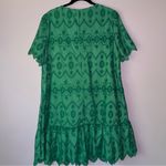 Emery Rose Size L Green Eyelet Mini Dress Boho Cottagecore Fairy Preppy Size L Photo 6