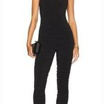 superdown  Bethany Ruched Jumpsuit in Black Small Photo 0