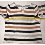 Talbots Top Women's Size 2X Stripes Knit Career Casual Fall Plus Size Boho Tunic Photo 4