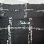 Madewell  Lightspun‎ black and white checkered button up shirt Women's size S Photo 1