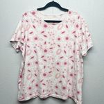 Haband! Women Top 2X Cotton Blend Floral Everyday Wear T Photo 0