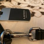 Ralph Lauren EUC Lauren Tate Leather Bag Tote Black Photo 4