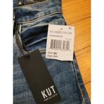 Kut From The Kloth  Medium Wash Chloe Boyfriend Jean Shorts Size 00 NWT (B) Photo 3