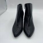 Alfani  Harpper Women Black Leather Suede Pointed Toe Kitten Heel Boots 6.5M New Photo 6