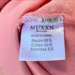 MUXXN Peach 50s Style Swing Fit Flare Cap Sleeve Dress Rockabilly Sz Small‎ Photo 5