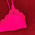 SKIMS fits everybody lace scoop bralette in flamingo pink Photo 3