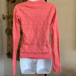 Lululemon Rest Less Pullover Heather Electric Coral Long Sleeve Size 4 Red Photo 3