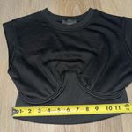 Kittenish  Black Under Boob Wire Sleeveless T shirt - Size Small Photo 2