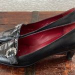 Brighton Black Leather 2.5" Heels w/Buckle Size 9.5 Photo 1