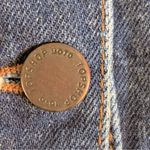 Topshop Moto Blue Denim Mini Skirt With Buttons Women’s Size 30 Photo 3