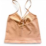 Free People Movement NWOT Skinny Strap Cinched Bra Tank Top | XS/S | Orange Photo 1