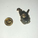 Alpha Delta Kappa Gold Tone Yellow WV State Shaped Pin Photo 3