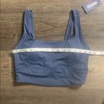 UNISSU Women's Navy Slate Padded Yoga Athletic Sports Bra Medium NEW Blue Photo 6