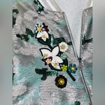 Boston Proper  Sequined Jacket Full Zip Up Photo 4