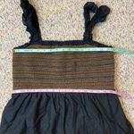 J.Crew Smocked Tiered Mini Sleeveless Dress Size Large Boho Neutral 100% Cotton Photo 13