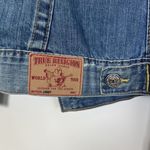 True Religion  World Tour Women’s Jimmy Denim Trucker Jacket Blue Size XS Photo 5